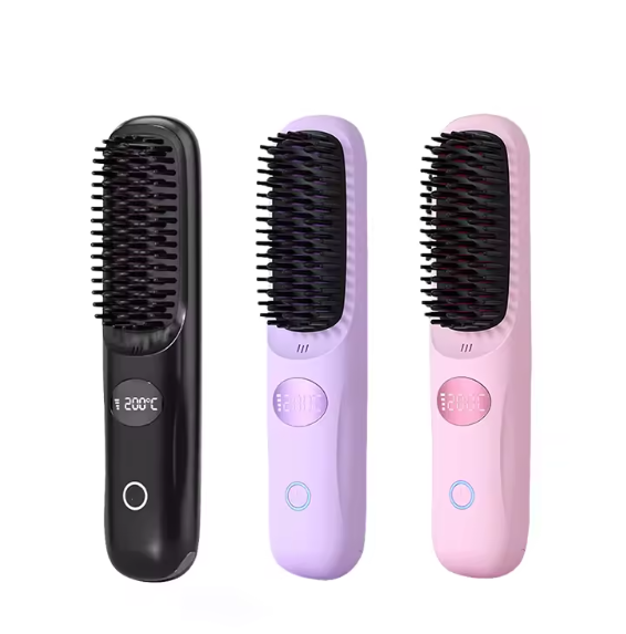 Des Cheveux Impeccables en 3 Minutes, N'importe où : Ton Peigne Lissant USB Anti-Frisottis (Soin Ionique).